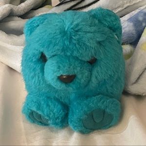 Vintage Puffkins Telly blue bear